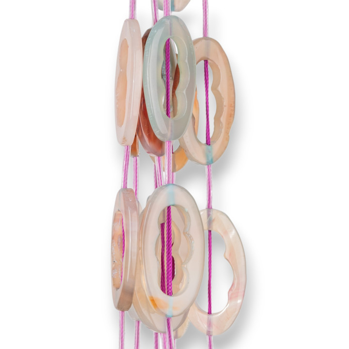 Agate Perforated Plate 21x45mm MOD2