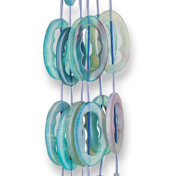 Placa Agata Perforada 21x45mm MOD5