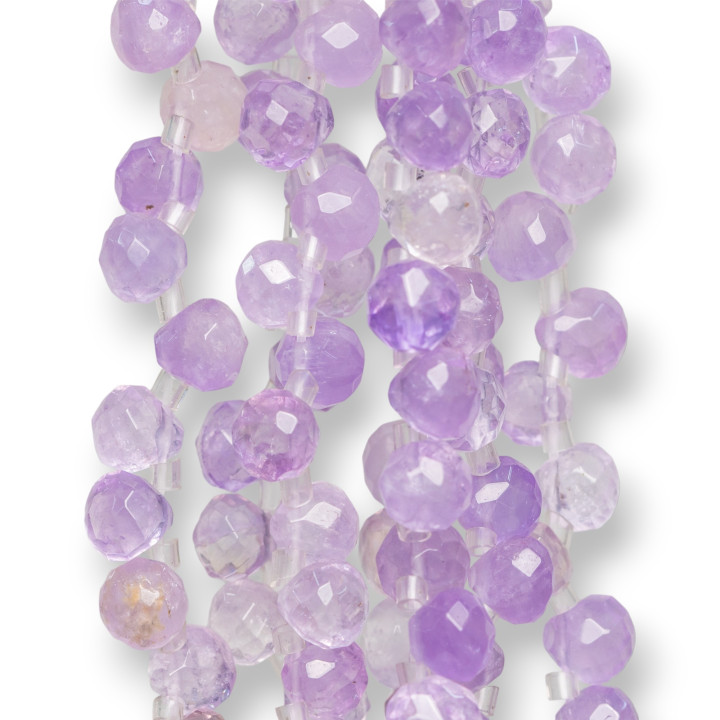 Ametista Lavanda Gocce Sfaccettate 7x7mm