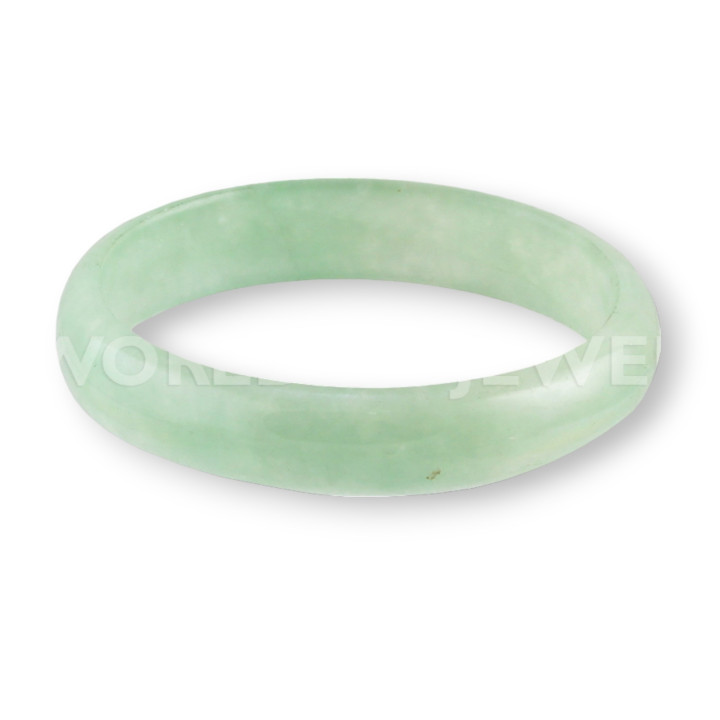 Brazalete Jade Rígido Alto 13mm