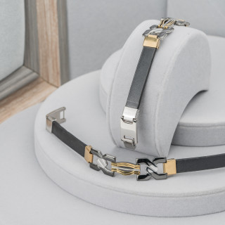 Bracciale Di Acciaio Larghezza 15mm Mod23456