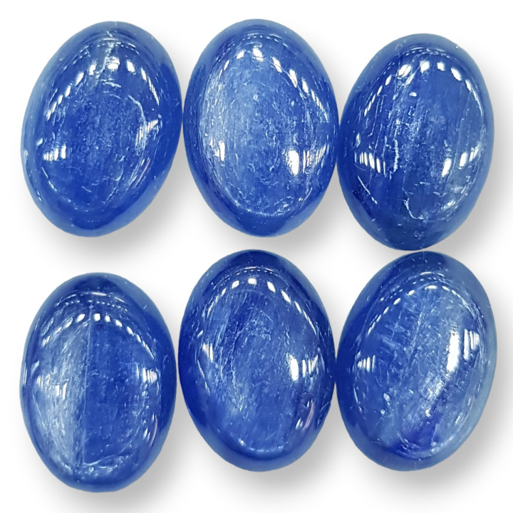 Oval Kyanite Cabochon 10x14mm 6pcs