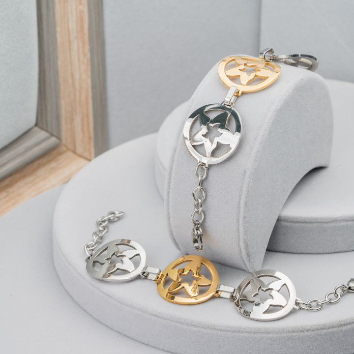 Bracciale di Acciaio Larghezza 28mm - Cod. 24650