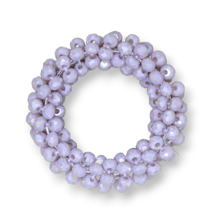 Componente De Cristales Entrelazados En Una Diadema 30mm 10pz Polvo