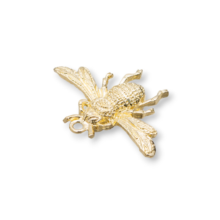 Api Bronce Cepillado Componente 29x20mm 20uds Dorado