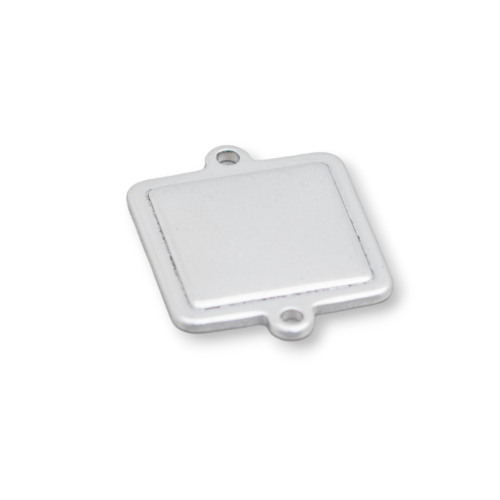 Τετράγωνο Ατσάλινο Εξάρτημα 17x22mm 70τμχ