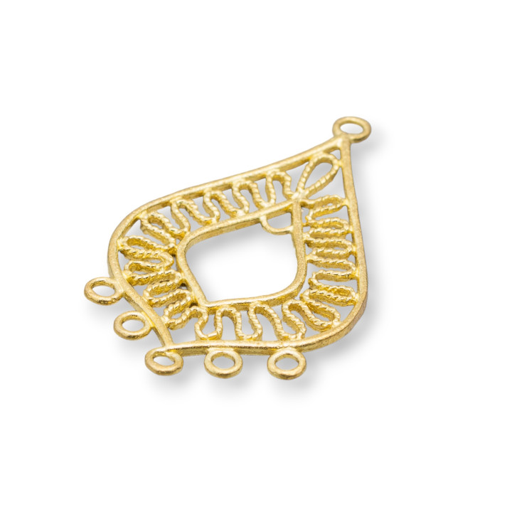 Bronze-Komponentenverbinder Drop Machined 21x34mm 18St