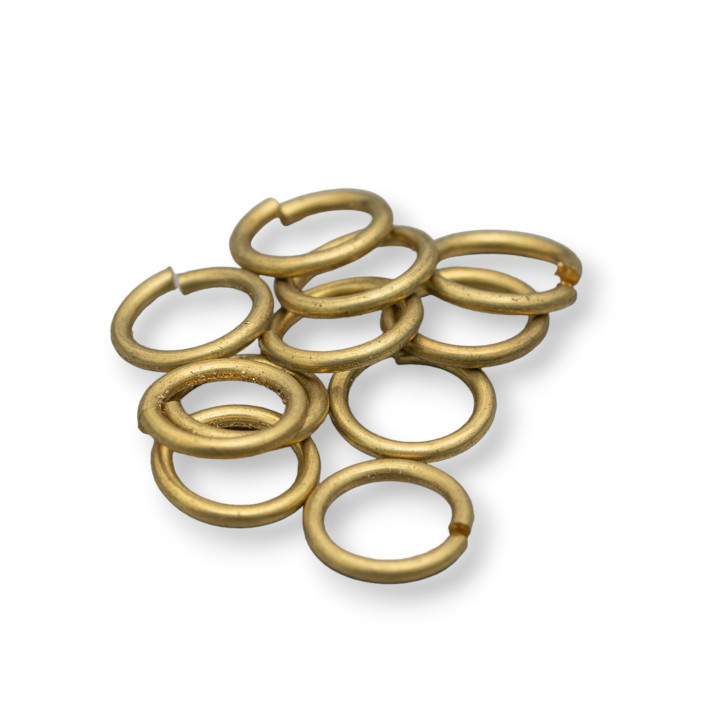 Open Brass Rings Thickness 1mm Diameter 9mm 100gr Raw