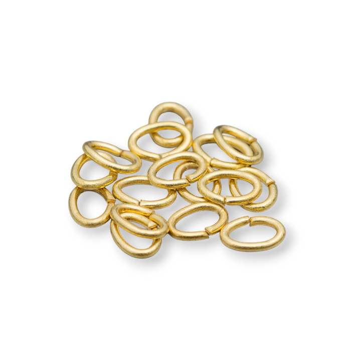 Ovaler Bronzering Gegengeflecht 5x6mm 1mm Dicke 2300Stk