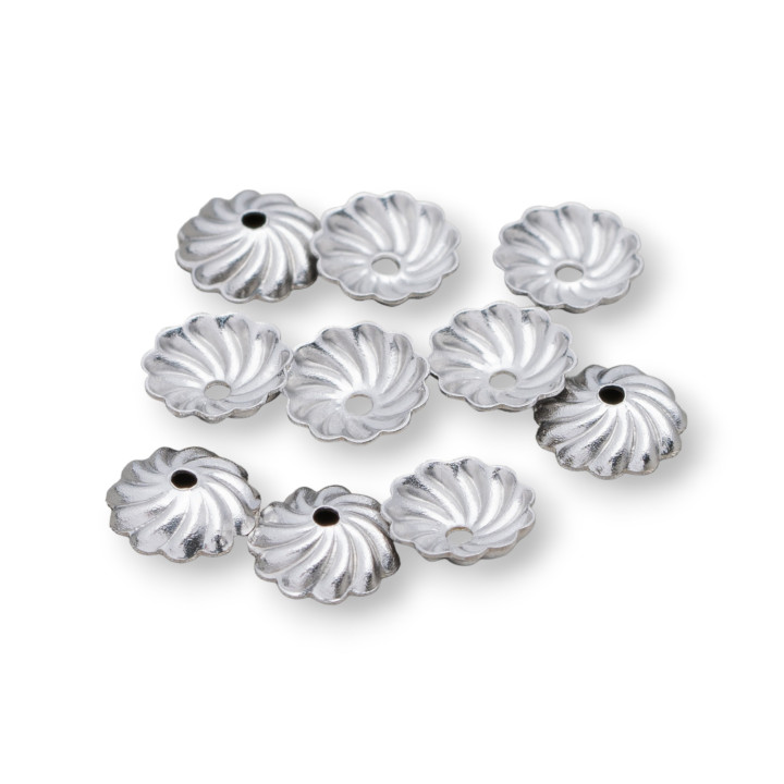 Coupelles En Acier 316 Fleur Rayé 07mm100gr