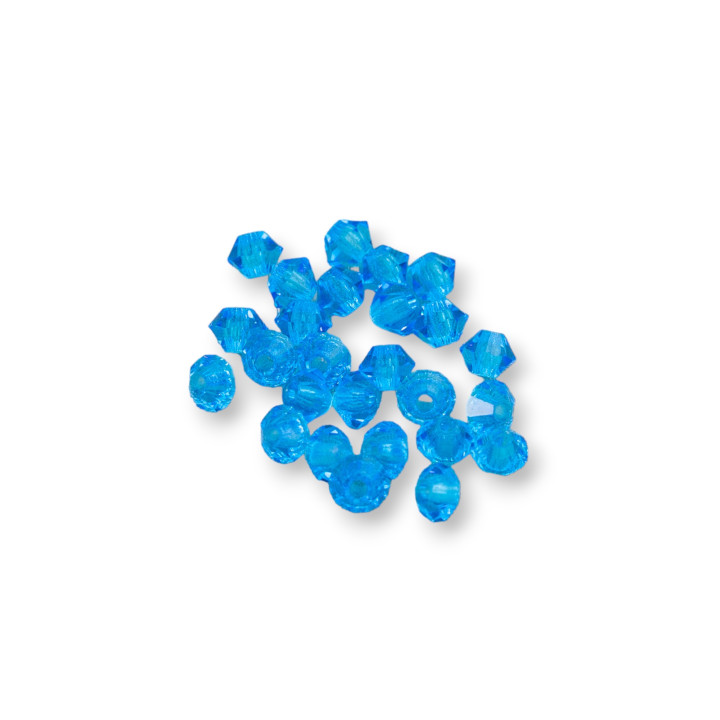Cristaux Swarovski Toupie 03mm Marque Preciosa - 100pcs - Bleu Clair