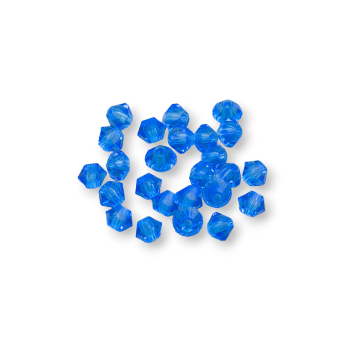 Cristaux Swarovski Toupie 03mm Marque Preciosa - 100pcs - Bleu