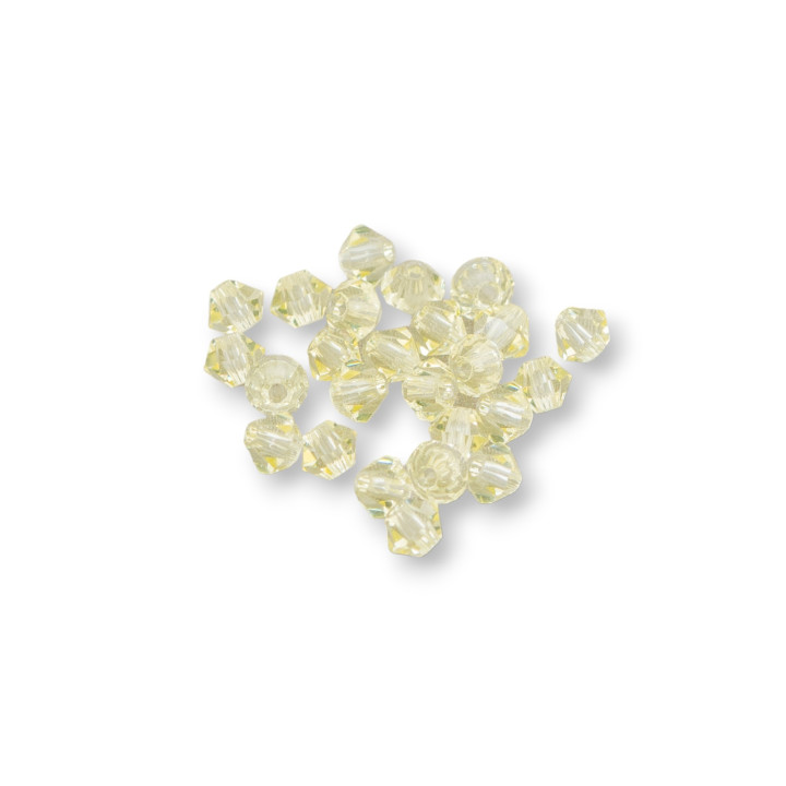 Swarovski Bicone Crystals 03mm Brand Preciosa - 100pcs - Yellow