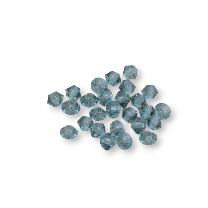 Swarovski Bicone Crystals 03mm Brand Preciosa - 100pcs - Gray