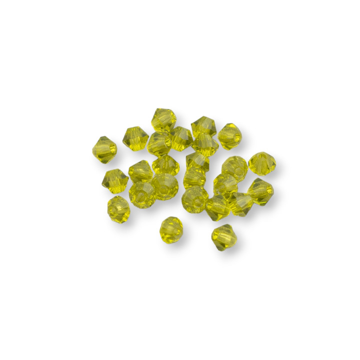 Cristalli Swarovski Bicono  3mm Marca Preciosa - 100pz - Verde Oliva
