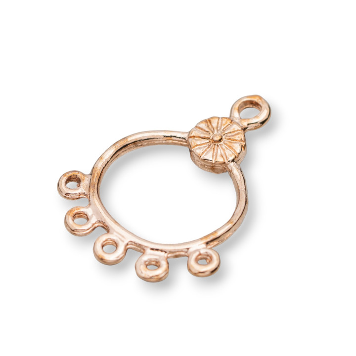 Entretoise Connecteur Laiton Lustre 18x23mm 80pcs Bronze