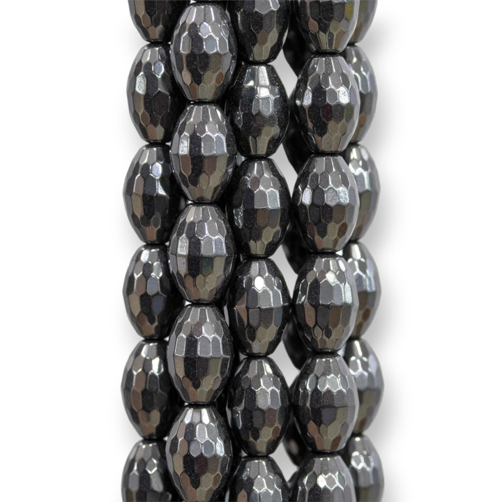 Ρύζι αιματίτη Faceted 06x09mm Φυσικό