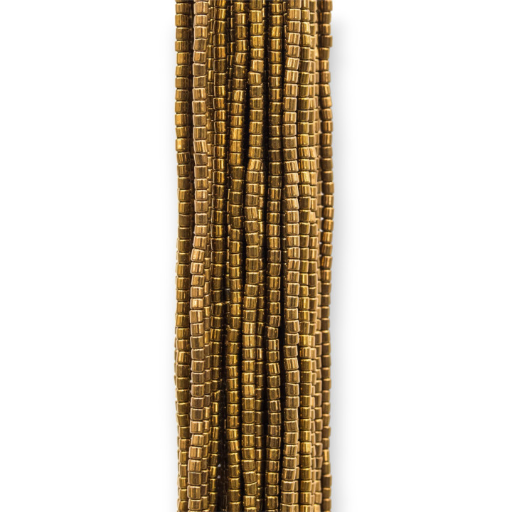 Ematite Bronzo Cilindro 1,5x1,5mm