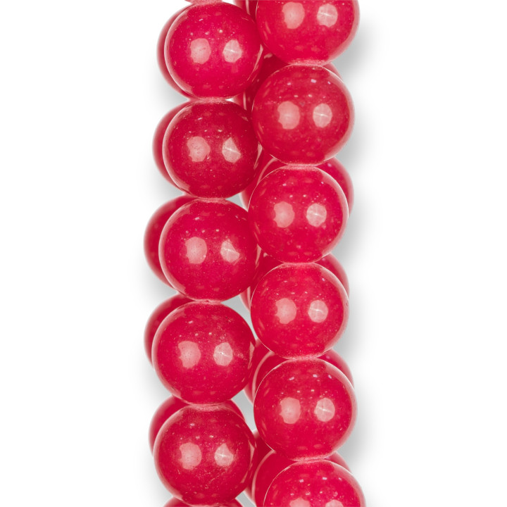 Λείο Στρογγυλό Ruby Jade 16mm Έντονη