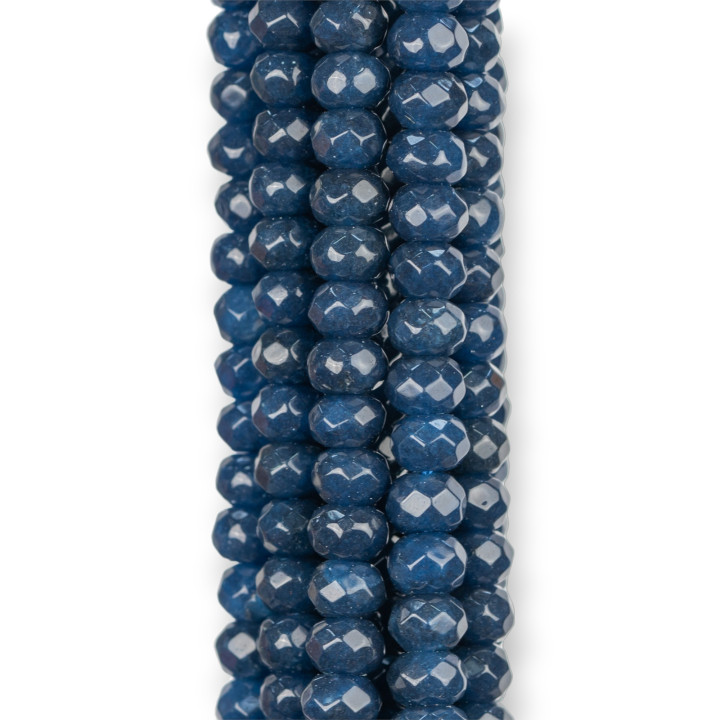 Giada Zaffiro Rondelle Sfaccettate 8x5mm