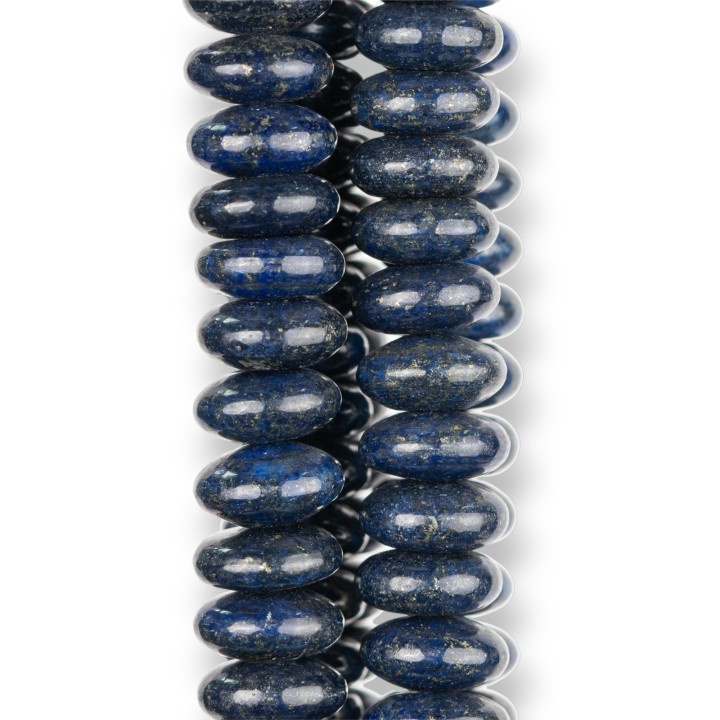Rondelle Lapis Lazuli Bleu Brut 12x06mm