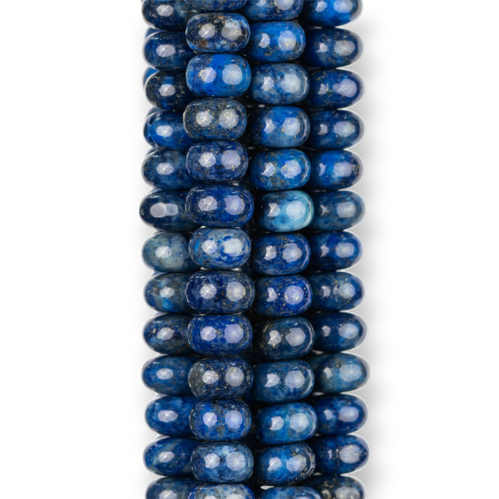 Roher blauer Lapislazuli Rondelle 08x05mm