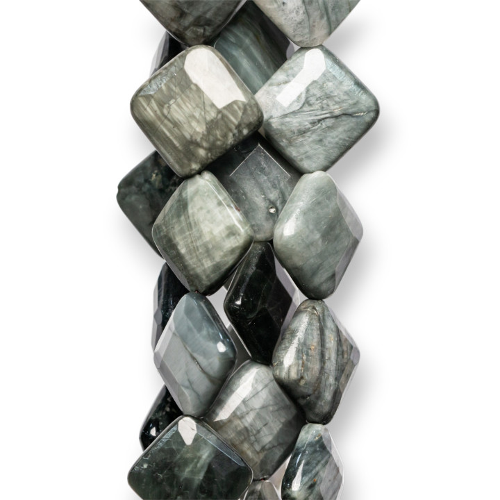 Hawkeye Rhombus Flat Faceted 12mm