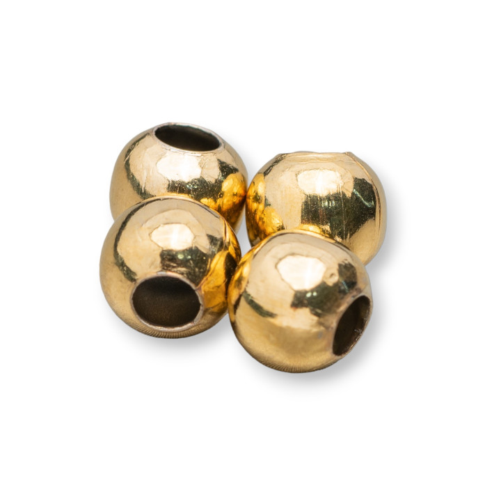 Steel Balls 6mm 50g Gold Plated 180pcs