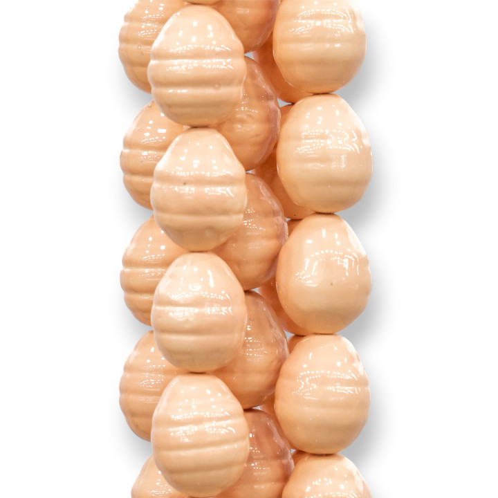 Irregular Baroque Pink Mallorca Pearls 13x18mm