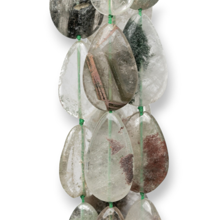 Ghost Quartz Irregular Flat Smooth 17-32mm