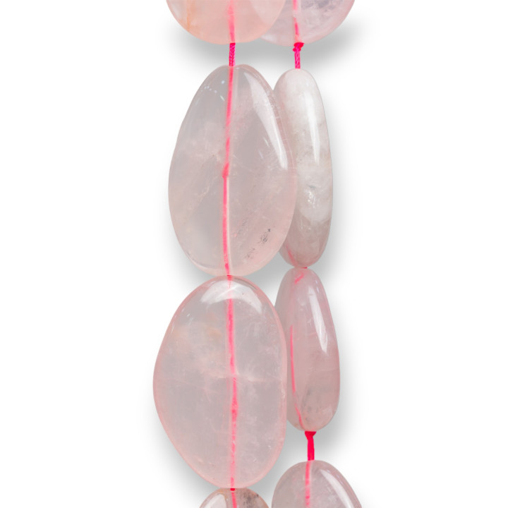 Rose Quartz Smooth Flat Stone 25-40mm