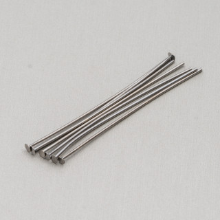 Nails Brass Pins Flat Head 1.0x60mm 100gr Burnished