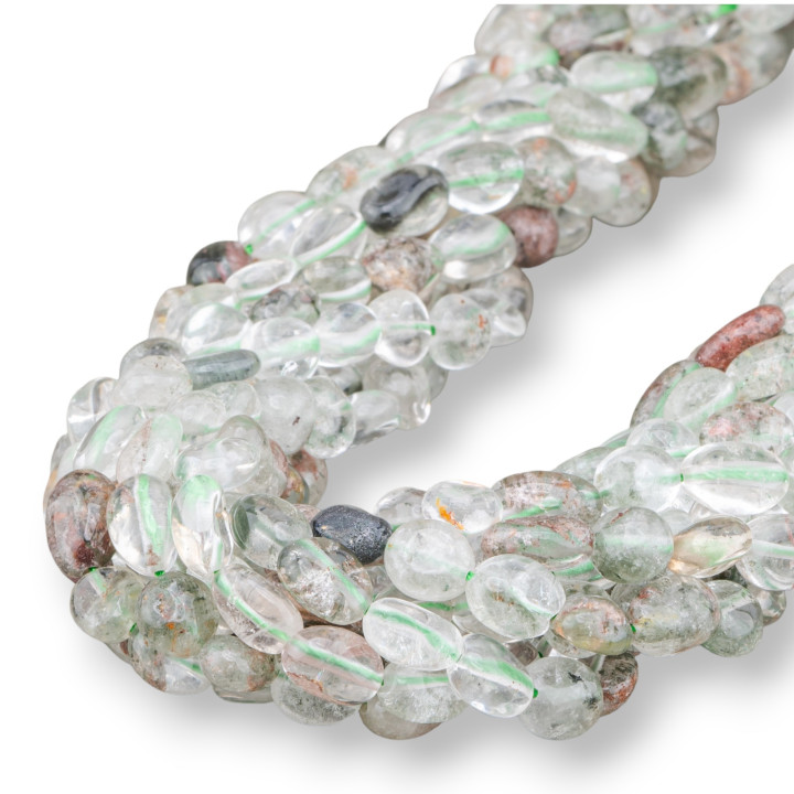 Pierre roulée Quartz fantôme 8x10mm