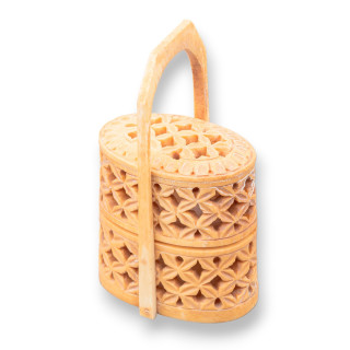 Handgravierte Netsuke-Objekte aus Knochen, 1 Stück, 45 x 80 mm