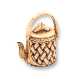 Oggettistica Netsuke di Osso Inciso a Mano 1pz 50x70mm