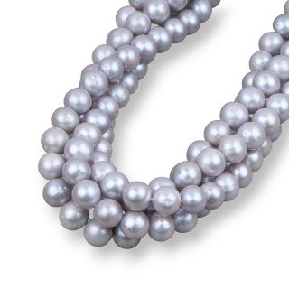 Round River Pearls 10,0-10,5mm A Grey
