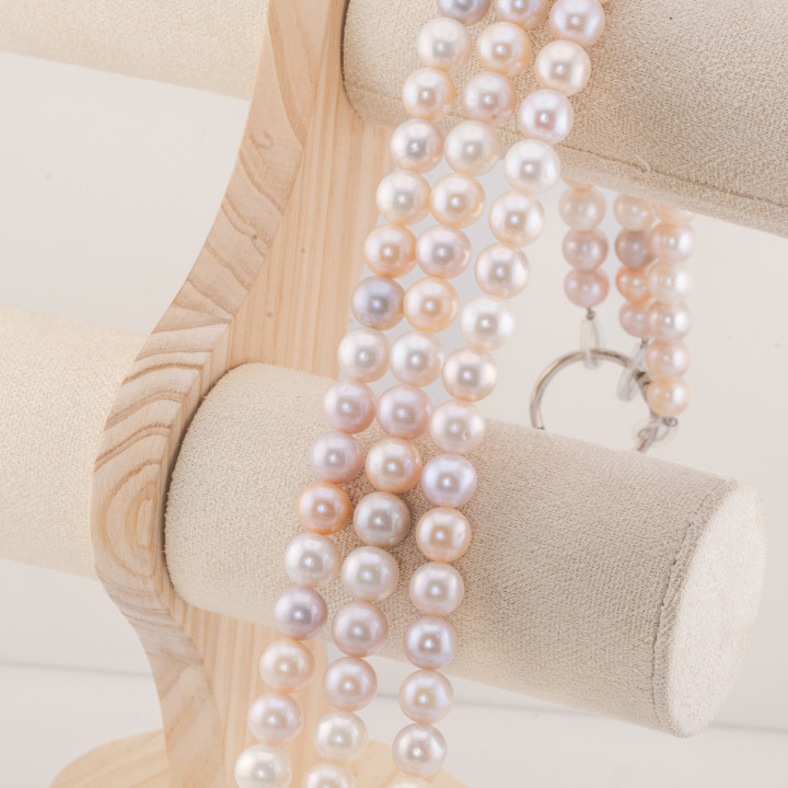 Round River Pearls 11,0-11,5mm AAAA- Πολύχρωμα