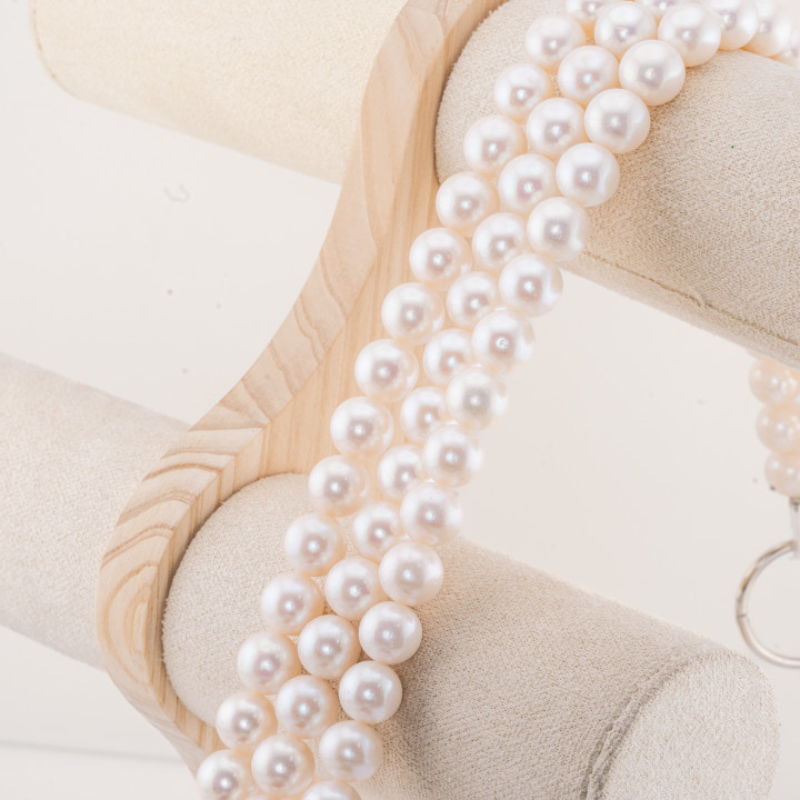 Round River Pearls 11.5-12.5mm AAAA White