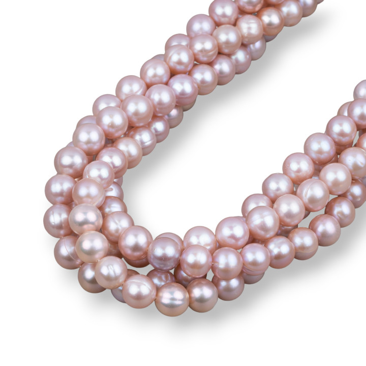 Round River Pearls 9,0-9,5mm A Lilac