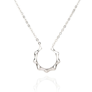 Collar De Plata 925 Con Colgante Colección Aurora