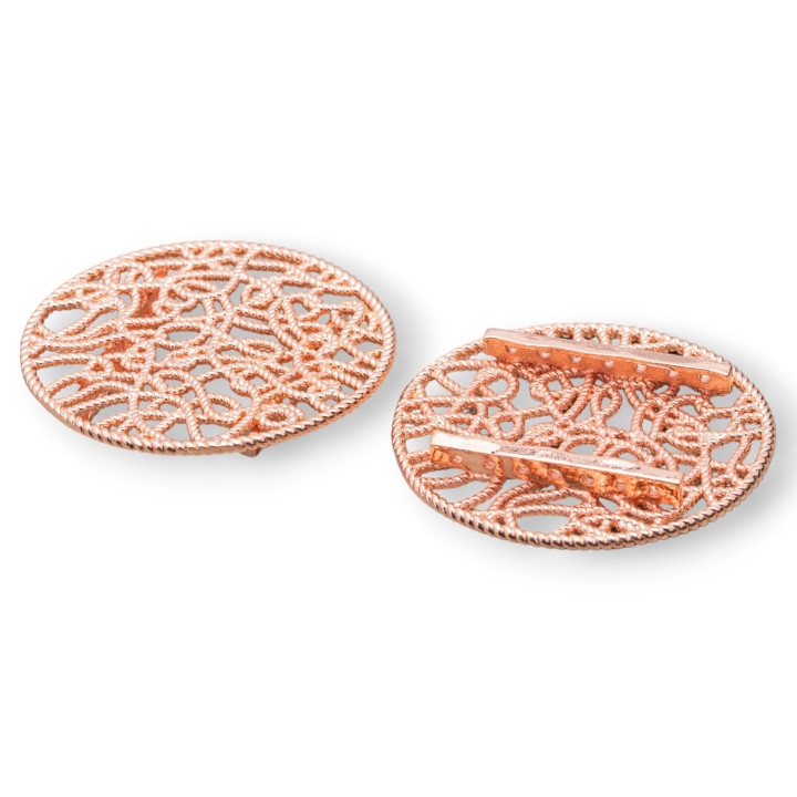 Componente central Multiwire Bronce Redondo 50mm 5pcs Oro rosa