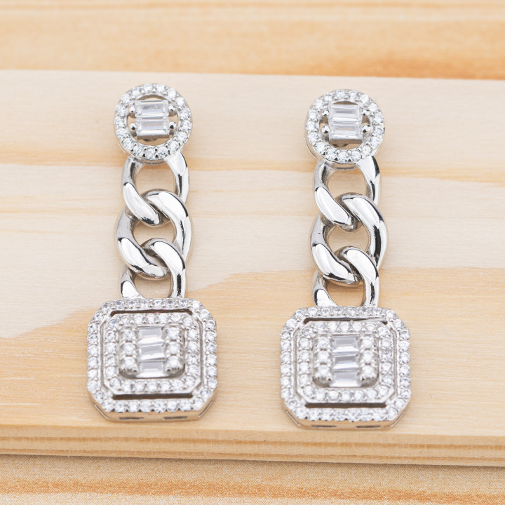 Boucles d'oreilles en argent 925 Collection Aurore