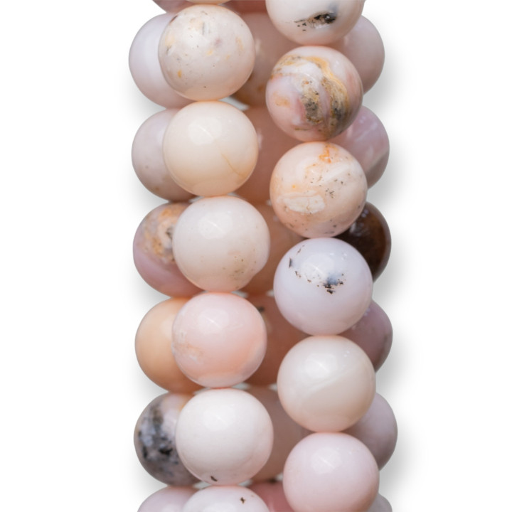 Smooth Round Pink Opal 08mm