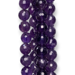 Facettierter Amethyst 10 mm, erste Wahl
