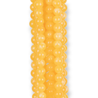 Giada Gialla Tondo Liscio  4mm