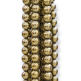 Hematite Pyrite Round Smooth 02mm