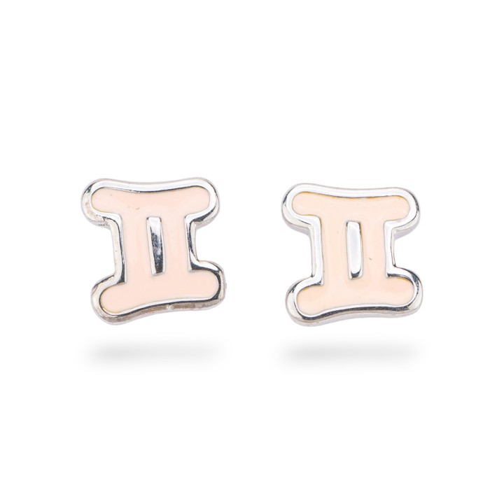 Σκουλαρίκια 925 Ασημένια εμαγιέ Flora Collection 3 Pairs