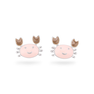 Orecchini Di Argento 925 Smaltati Collezione Flora 4 Coppie