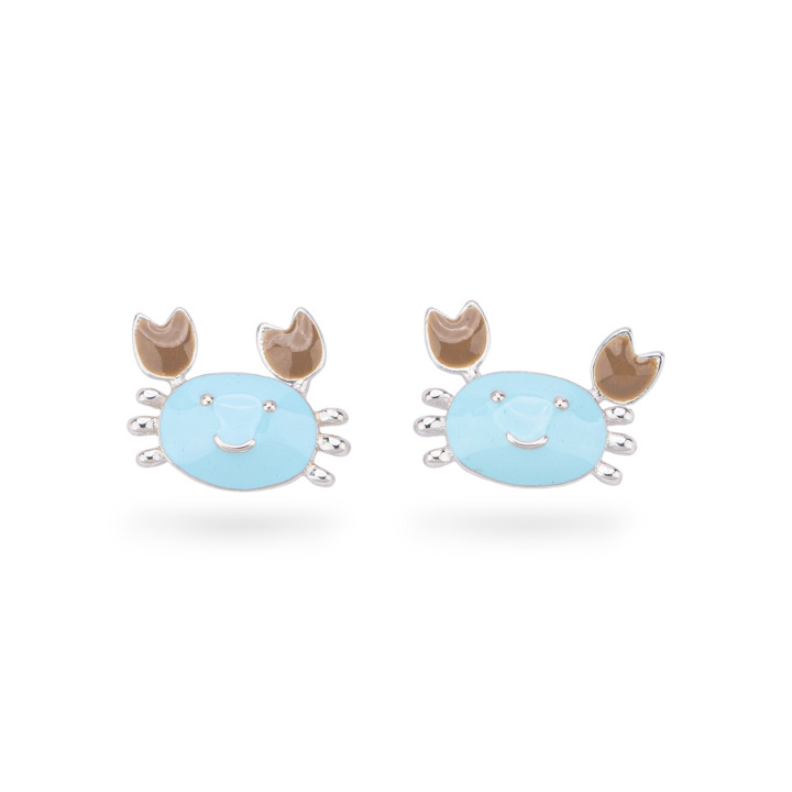 Pendientes Plata 925 Esmaltada Colección Flora 4 Pares