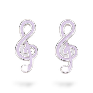 Σκουλαρίκια 925 Ασημένια εμαγιέ Flora Collection 3 Pairs